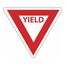 30" x 30" x 0.08" Yield Sign, TM124J