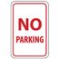 18" x 12" x 0.063" No Parking Sign, TM1H