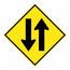 30" High Diamond Aluminum Traffic Control Sign, TM238K