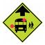 30" High Diamond Aluminum Warning & Safety Reminder Sign, TM603DG