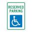 18" x 12" x 0.063" Reserved Parking Sign, TM87H