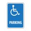 18" x 12" x 0.063" Parking Sign, TM94H