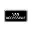 6" High Van Accessible Aluminum ADA Parking Sign, TMA1H