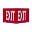8" x 14-1/2" Exit Acrylic Exit Sign, VS10R