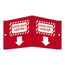 Lock-Out Center Plastic Accident Prevention Sign, VS20R