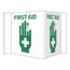 First Aid Plastic Safety Sign, VS21W