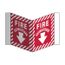 5-3/4" x 8-3/4" Acrylic Fire Extinguisher Sign, VS31W