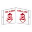 Fire Alarm Acrylic Fire Sign, VS3W