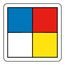 1" x 1" Diamond Boxes Paper Hazardous Material Label, WML1