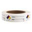 1" High Hazardous Material Label, WOL3