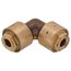 1/4" OD ACP Brass Push-Fit 90-Degree Elbow