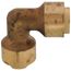 1/2" OD ACP Brass Push-Fit 90-Degree Elbow