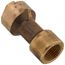 3/8" OD ACP Brass Push-Fit SAE Flare Adapter