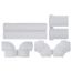 Universal Plastic and Brass Offset Waste Arm Cover Kit