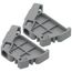 End Stops for ADIN35 35mm DIN Rail (One Pair)