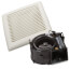 Flex Series Fan Pack with White Grille, No Light (110 CFM, 1.3 Sones) (Pack of 4)