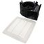 Flex Series Fan Finish Pack w/ White Grille (80 CFM, 1.5 Sones)