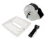 Flex Series Fan Finish Pack w/ White Grille & LED Light (80 CFM, 1.5 Sones) (Pack of 4)