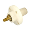 17 Series Female Panel Receptacle, Cam-type, 90-degree, Taper Nose, Threaded Stud, 250-750MCM, 690A (White)
