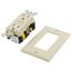 15A, Self Test, Tamper-Resistant AFCI Duplex Receptacle w/ LED Indicator Light & Wallplate (120V) - Ivory
