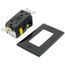 20A, Self Test, Tamper-Resistant AFCI Duplex Receptacle w/ LED Indicator Light & Wallplate (120V) - Black