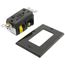 20A, Self Test, Tamper-Resistant AFCI Duplex Receptacle w/ LED Indicator Light & Wallplate (120V) - Brown