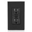 15A, Self Test, Tamper-Resistant Dual-Function AFCI/GFCI Outlet w/ LED Indicator Light (125V) - Black