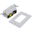 SmartlockPro Tamper-Resistant AFCI/GFCI Receptacle, 15A, NEMA 5-15R - White (125V)