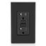 20A, Self Test, Tamper-Resistant Dual-Function AFCI/GFCI Outlet w/ LED Indicator Light (125V) - Black