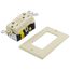 20A, Self Test, Tamper-Resistant Dual-Function AFCI/GFCI Outlet w/ LED Indicator Light (125V) - Ivory