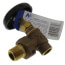 1/2" (Sweat x Male Union) Hot Water Angle Radiator Valve