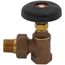 1/2" (FIP x Male Union) Hot Water Angle Radiator Valve, AHV-0500