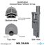 Mr Drain Universal Air Gap for Water Softener and Filters w/ 1/2" OD or 5/8" ID Inlet