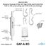 Gap-A-Ro Reverse Osmosis Filter Air Gap, w/ 3/8" Inlet Ports and 3/8" Outlet (1/2 GPM)