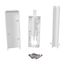 Reverse Osmosis Filter Air Gap w/ Wall Mount Cover, 1/4" Inlet Ports and 3/8" Outlet (1/2 GPM)