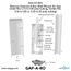 Reverse Osmosis Filter Air Gap w/ Wall Mount Cover, 1/4" Inlet Ports and 3/8" Outlet (1/2 GPM)
