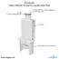 Drain Pipe Water Softener Air Gap For Washing Machine Box w/ 1/2" PVC Slip Inlet and 2" Drain Pipe