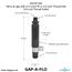 Gap-A-Flo High-Flow In-Line Air Gap w/ 1/4" FIP or 1/2" MIP Inlet