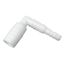 3/8" or 1/4" Inlet x 5/8" Outlet 90-Degree Dual Barb Elbow