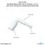 3/8" or 1/4" Inlet x 5/8" Outlet 90-Degree Dual Barb Elbow