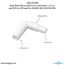 1/2" or 5/8" Inlet x 5/8" Outlet 90-Degree Dual Barb Elbow