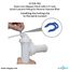 Quick Connect Reverse Osmosis Drain Line Adapter w/ 1/4" Push-In Inlet