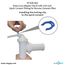 Quick Connect Reverse Osmosis Drain Line Adapter w/ 3/8" Push-In Inlet