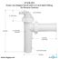 Quick Connect Reverse Osmosis Drain Line Adapter w/ 1/2" Barb Insert Inlet