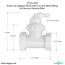 Quick Connect Reverse Osmosis Drain Line Adapter w/ 1/2" Barb Insert Inlet (Commercial)