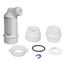 Air Gap For Water Softener and Water Filter w/ PVC Trap Adapter, 1/2" Push-In Inlet