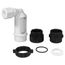 Air Gap For Water Softener and Water Filter w/ ABS Trap Adapter, 5/8" Jacko Compression Inlet