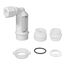 Air Gap For Water Softener and Water Filter w/ PVC Trap Adapter, 5/8" Jacko Compression Inlet