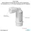 Air Gap For Water Softener and Water Filter w/ PVC Trap Adapter, 5/8" Jacko Compression Inlet