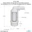 Air Gap For Water Softener and Water Filter w/ PVC Trap Adapter, 1/2" Barb Insert Inlet